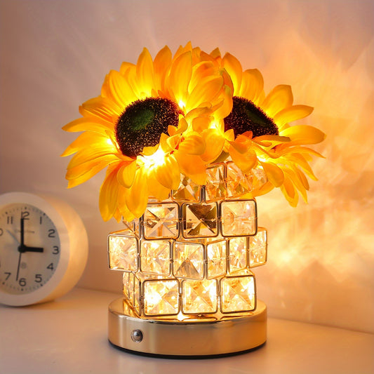 A flower lantern touch lamp