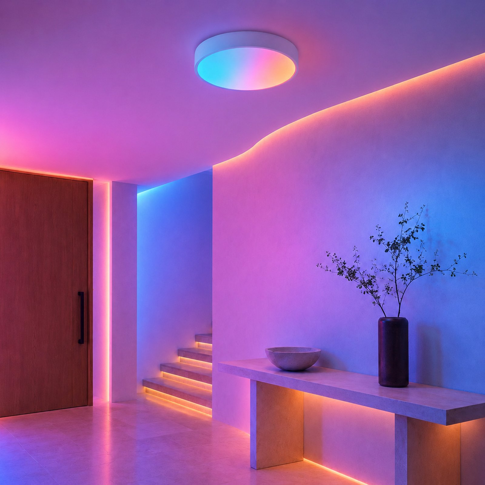 SPACE361 RGB Full-Blister Round Ceiling Light A - Ambient Lights - gallery image