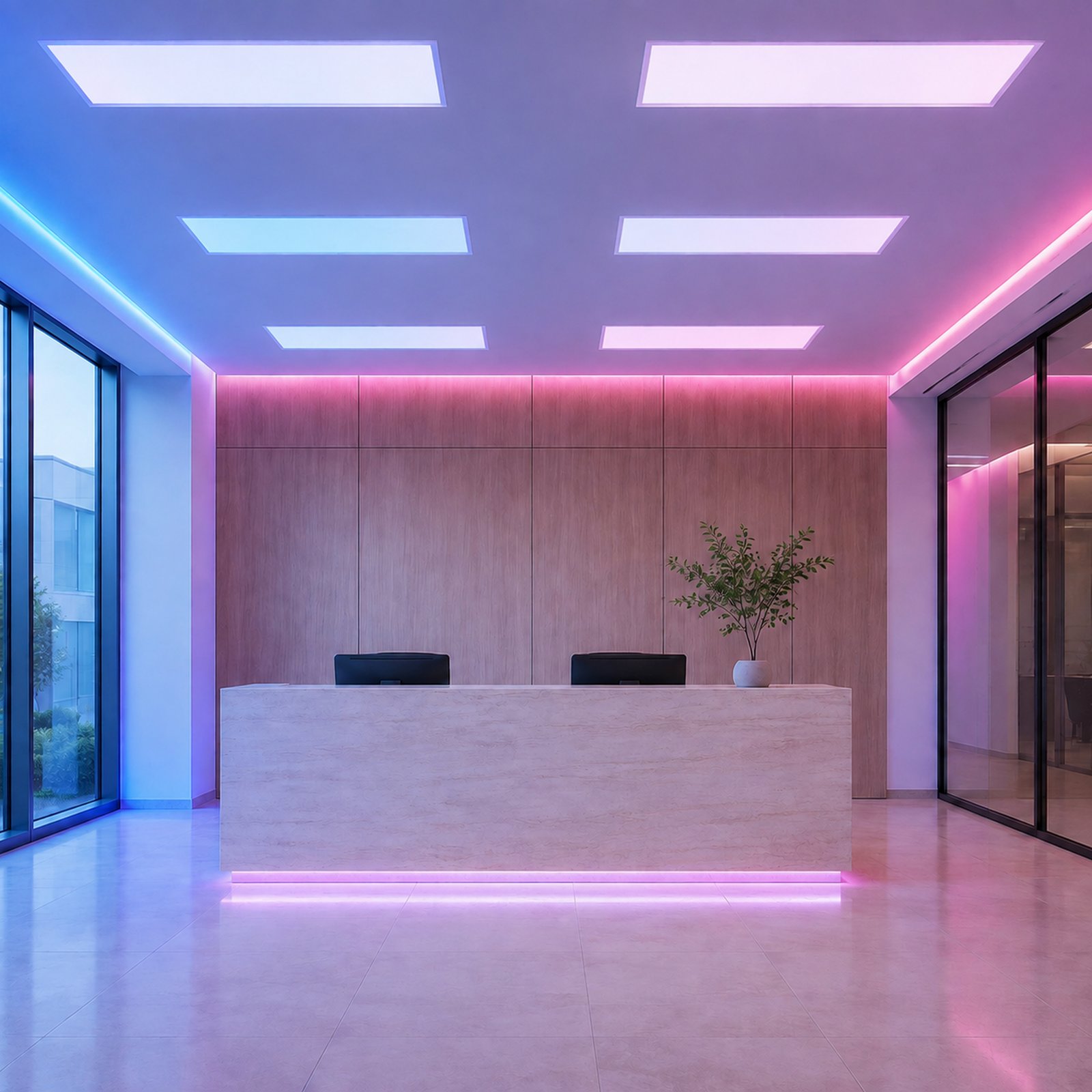 SPACE361 RGB Office Lighting Panel - Ambient Lights - gallery image