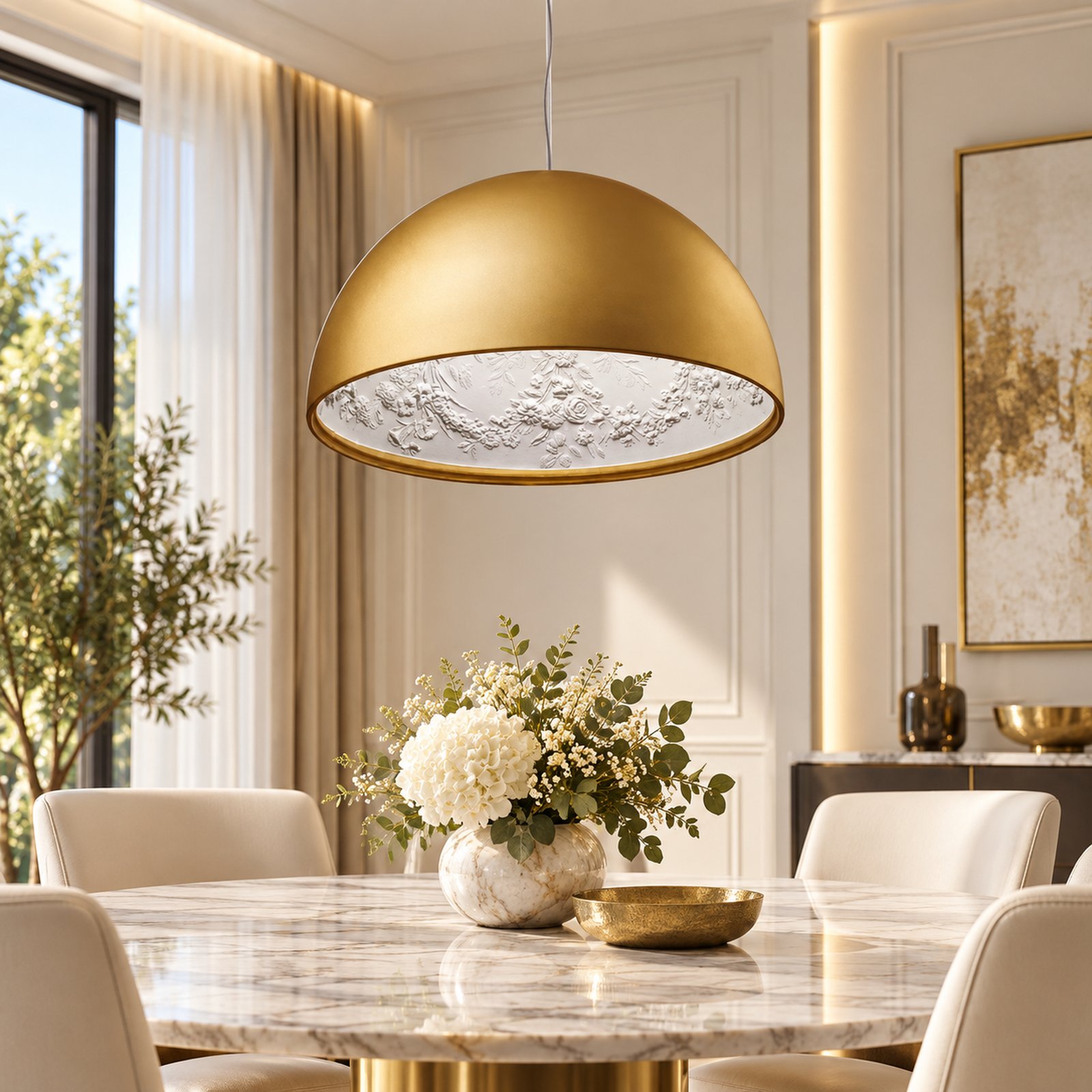 SPACE361 KAITAI Resin Pendant Light KT-4050 - Modern Lamps - gallery image