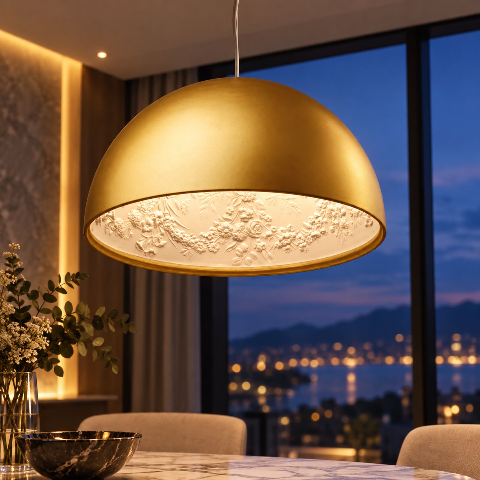 SPACE361 KAITAI Resin Pendant Light KT-4050 - Modern Lamps - gallery image