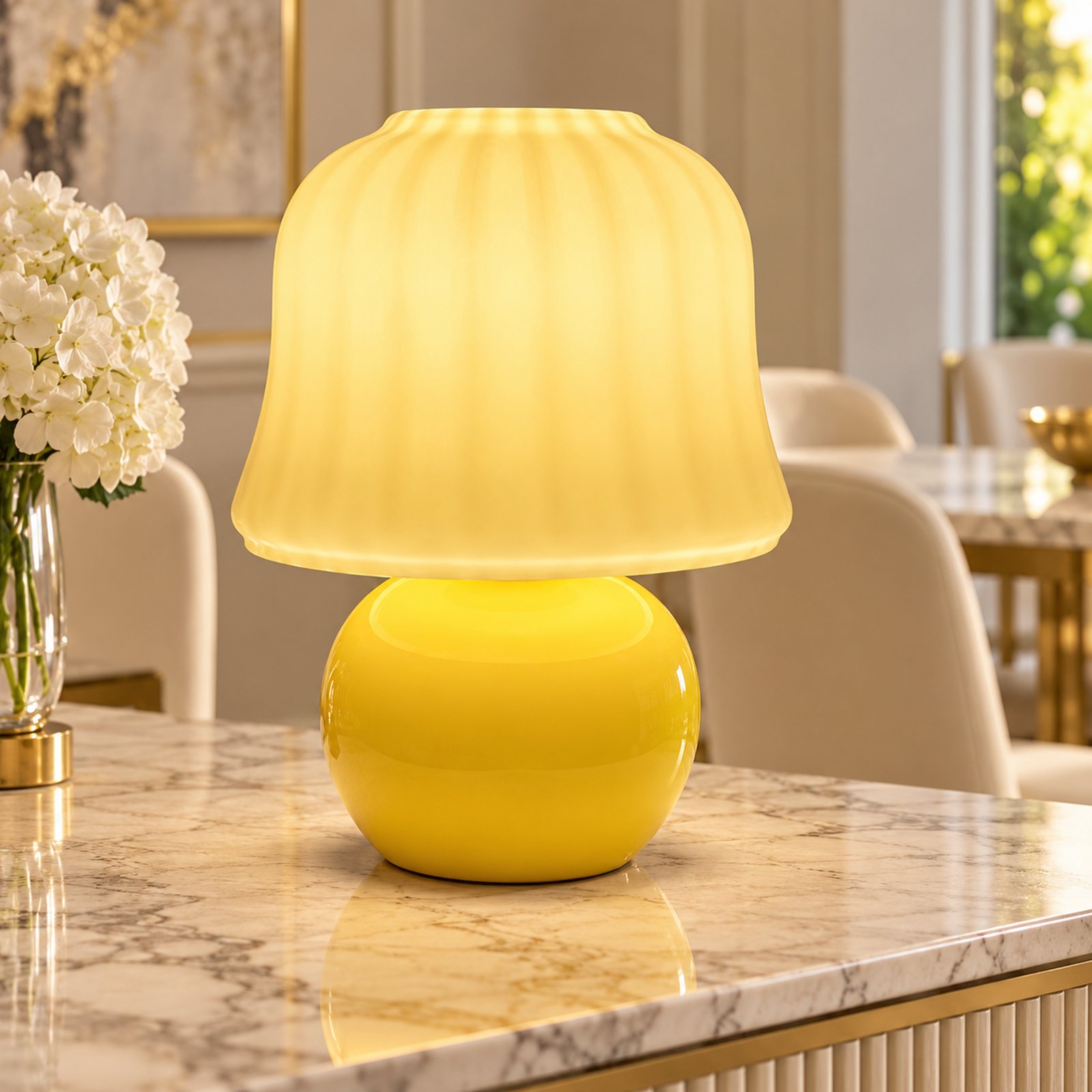 SPACE361 KAITAI Ceramic Glass Table Lamp KT-5089 - Modern Lamps - gallery image