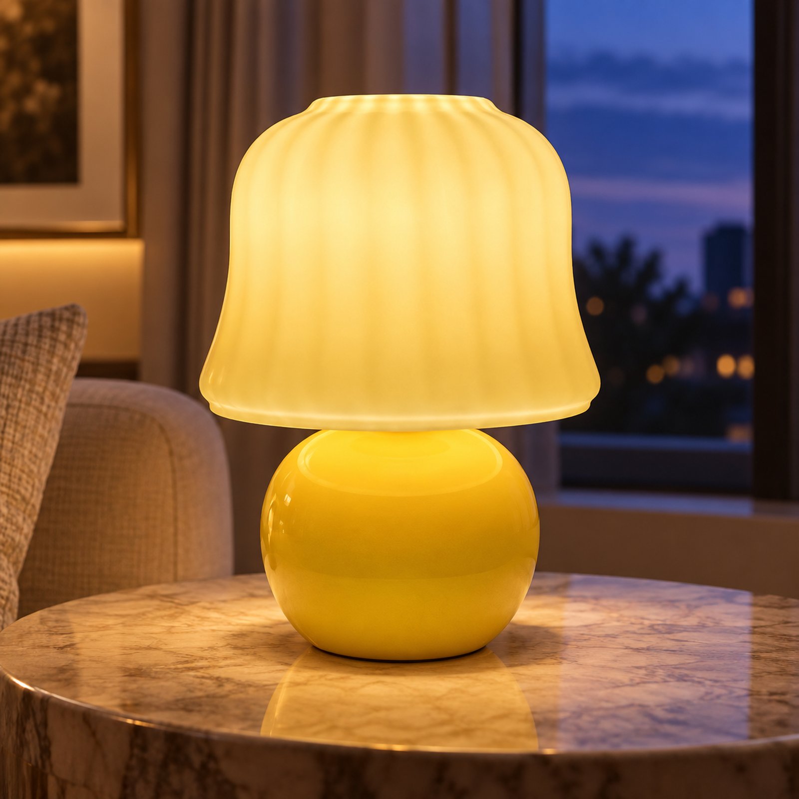 SPACE361 KAITAI Ceramic Glass Table Lamp KT-5089 - Modern Lamps - gallery image