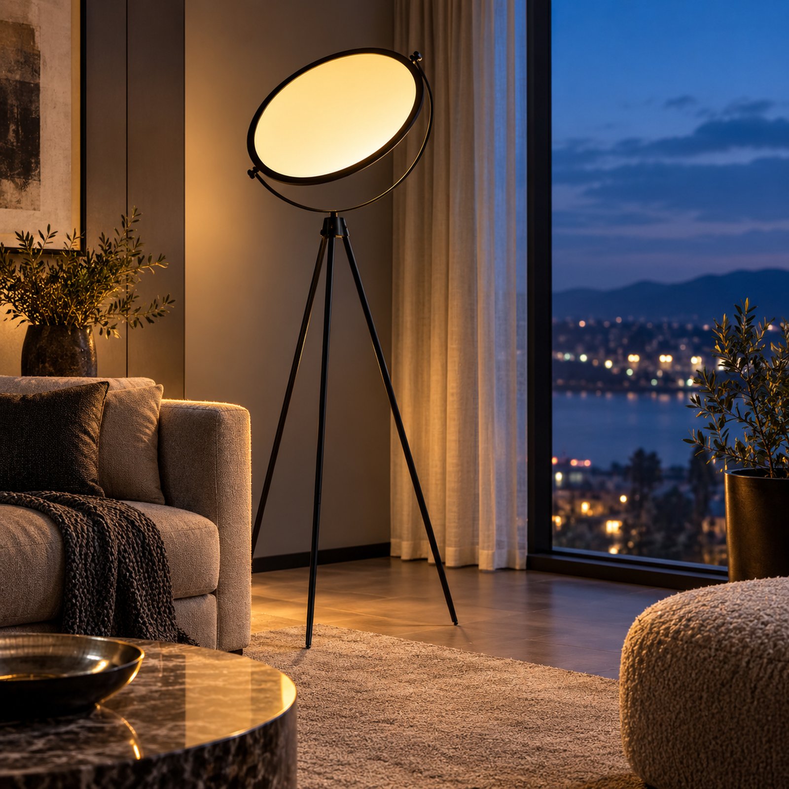 SPACE361 KAITAI Tall LED Floor Lamp KT-60217F-L - Modern Lamps - gallery image