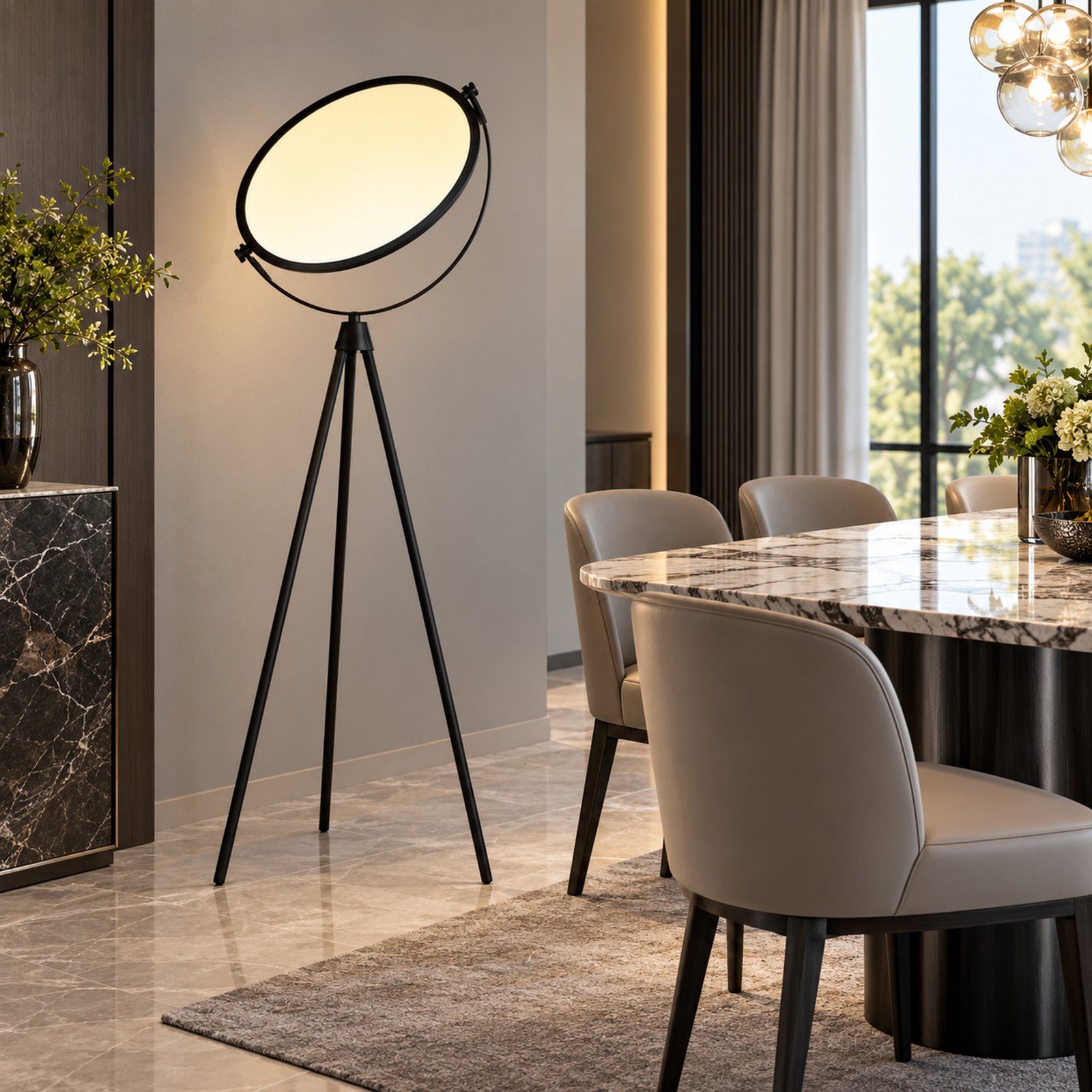 SPACE361 KAITAI Compact LED Floor Lamp KT-60217F-S - Modern Lamps - gallery image
