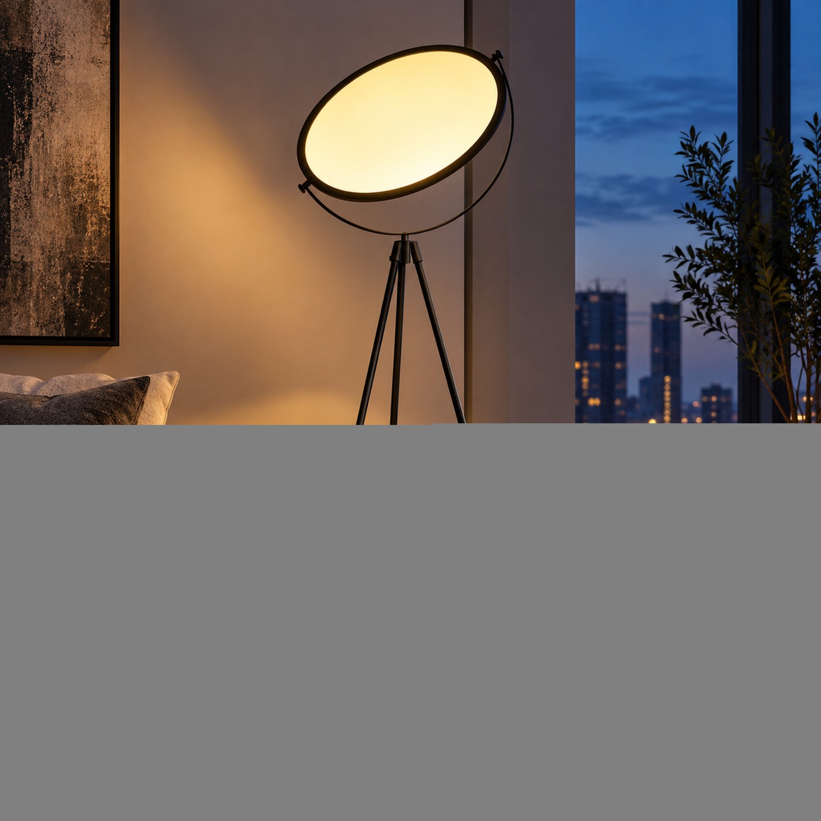 SPACE361 KAITAI Compact LED Floor Lamp KT-60217F-S - Modern Lamps - gallery image