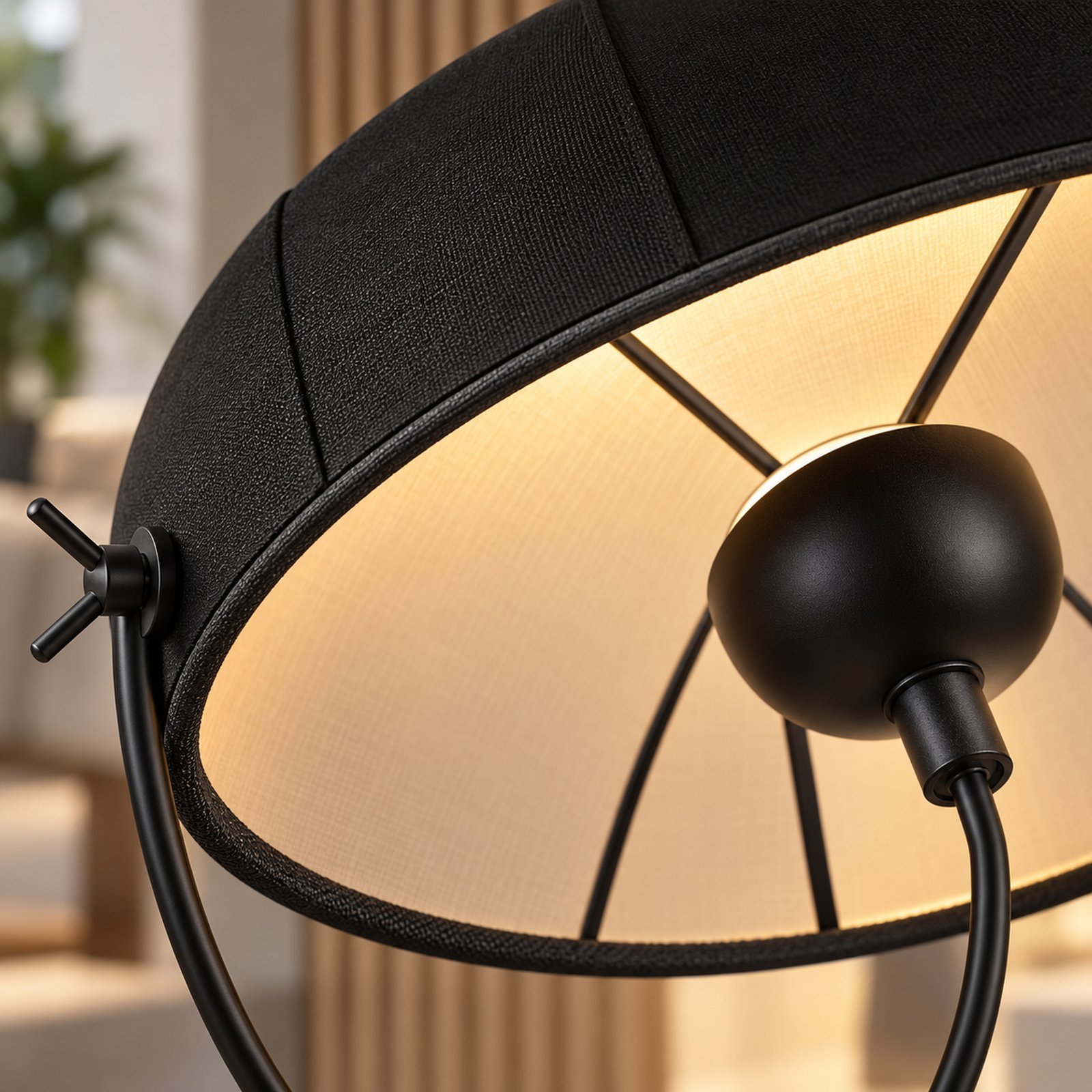 SPACE361 KAITAI Fabric Shade Floor Lamp KT-60299F-A - Modern Lamps - gallery image