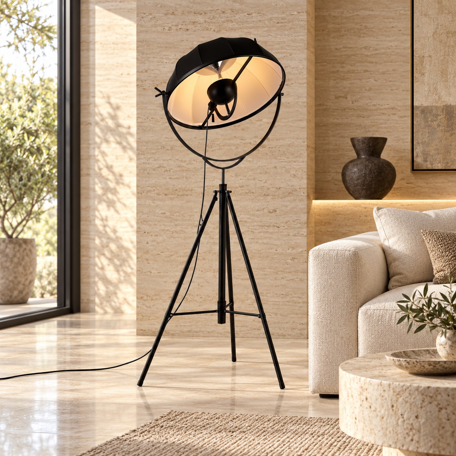SPACE361 KAITAI Fabric Shade Floor Lamp KT-60299F-A - Modern Lamps - gallery image
