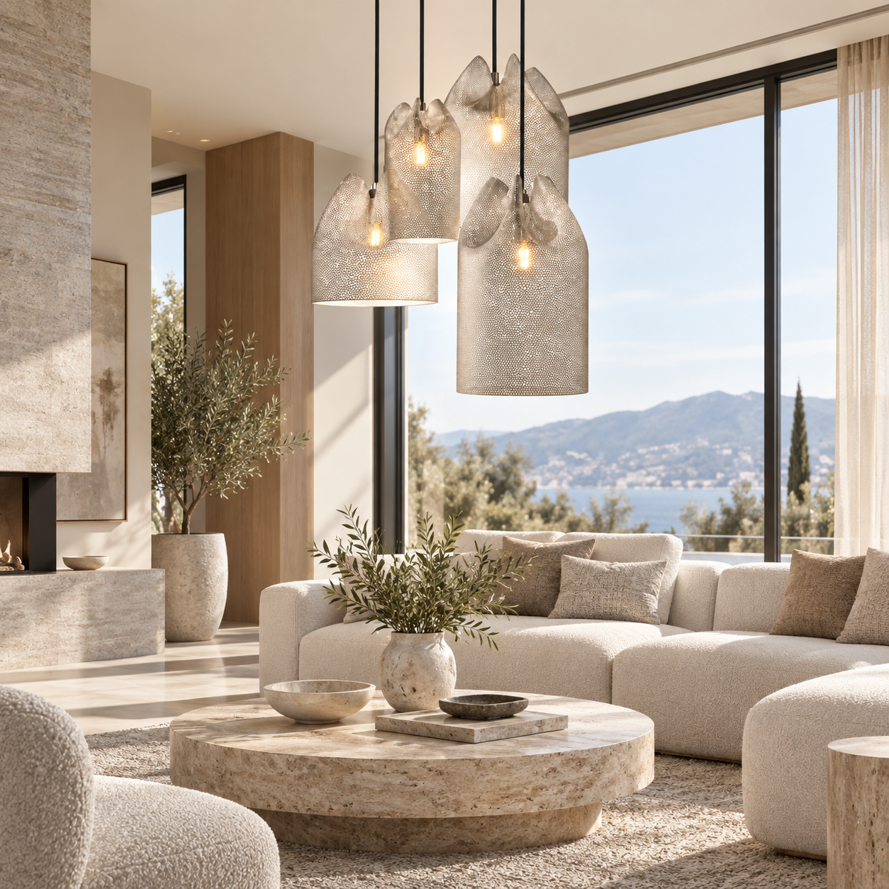 SPACE361 KAITAI Black Net Pendant Light KT-6088 - Modern Lamps - gallery image
