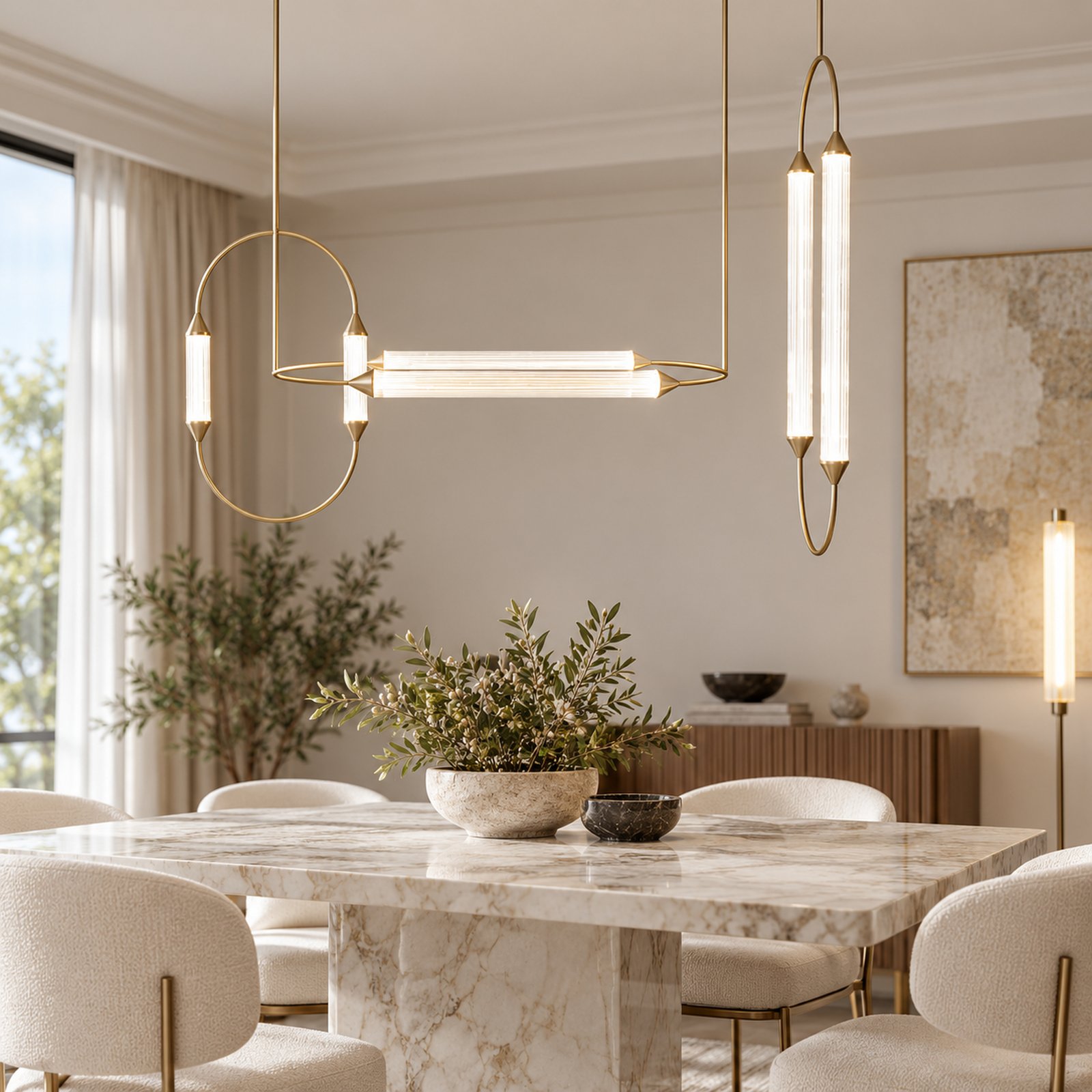 SPACE361 KAITAI Glass Bar Pendant Light KT-6650B - Modern Lamps - gallery image