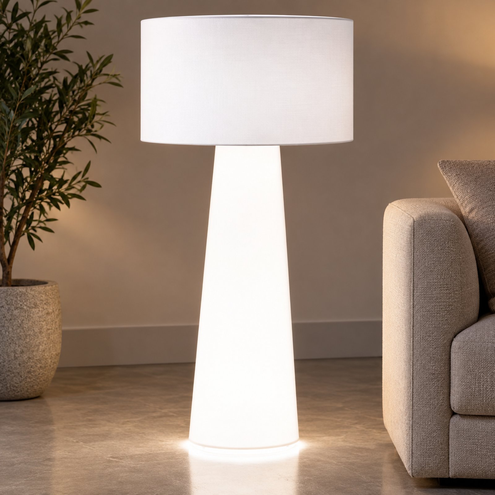 SPACE361 KAITAI Fabric Shade Floor Lamp KT-7016-floor - Modern Lamps - gallery image