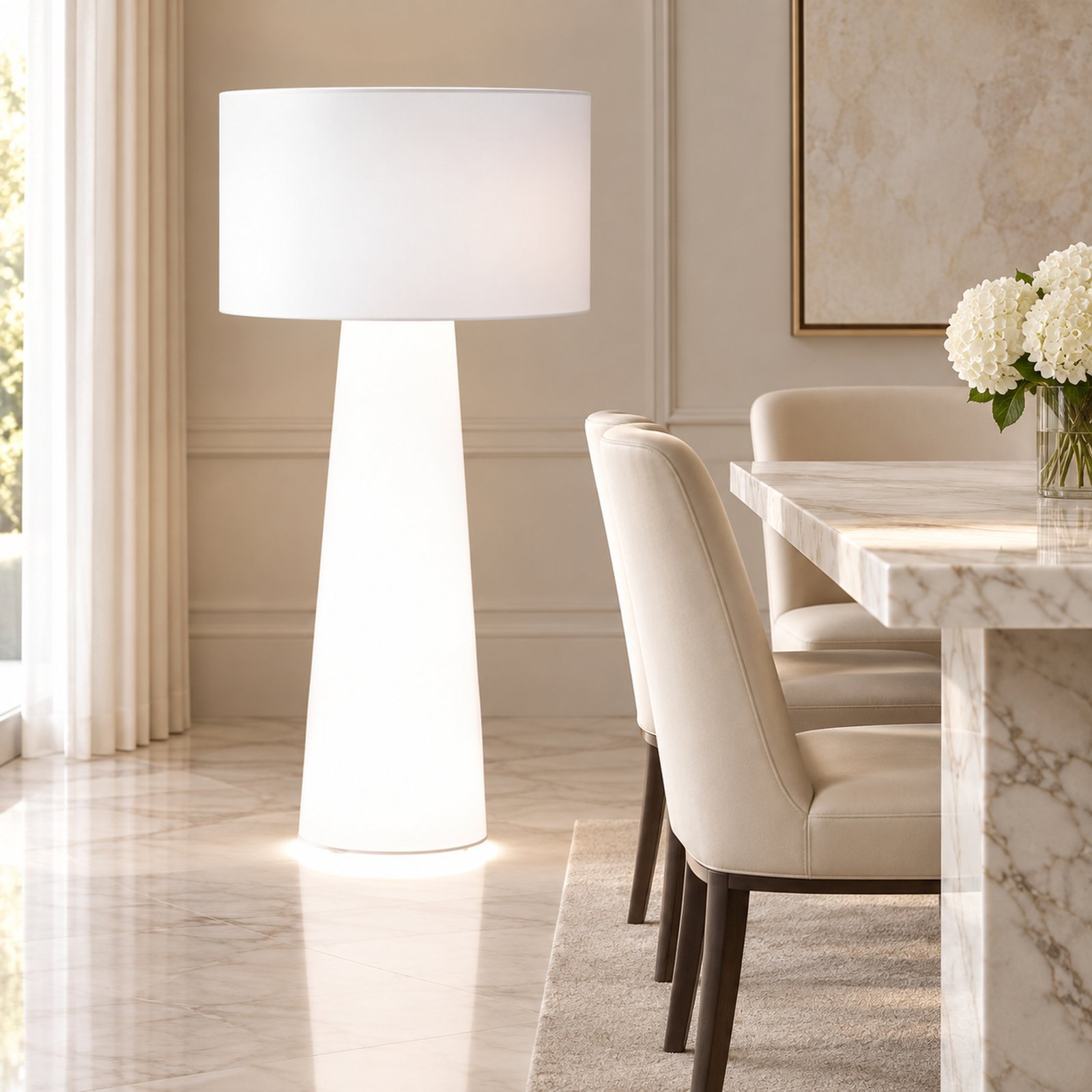 SPACE361 KAITAI Fabric Shade Floor Lamp KT-7016-floor - Modern Lamps - gallery image