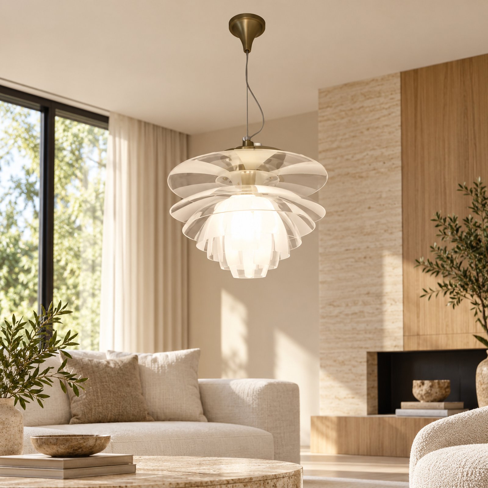 SPACE361 KAITAI Acrylic Pendant Light KT-7016 - Modern Lamps - gallery image