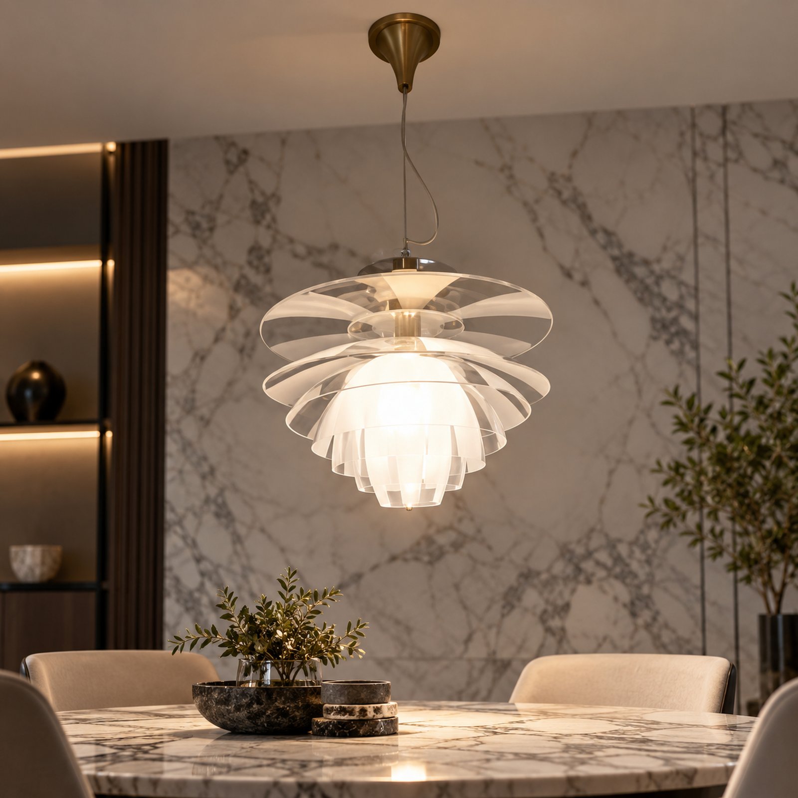 SPACE361 KAITAI Acrylic Pendant Light KT-7016 - Modern Lamps - gallery image