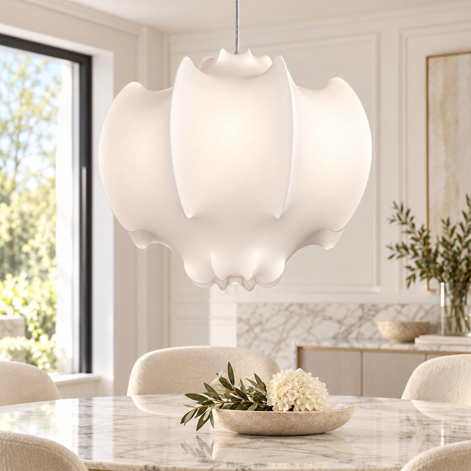 SPACE361 KAITAI Silk Shade Pendant Light KT-7020 - Modern Lamps - gallery image