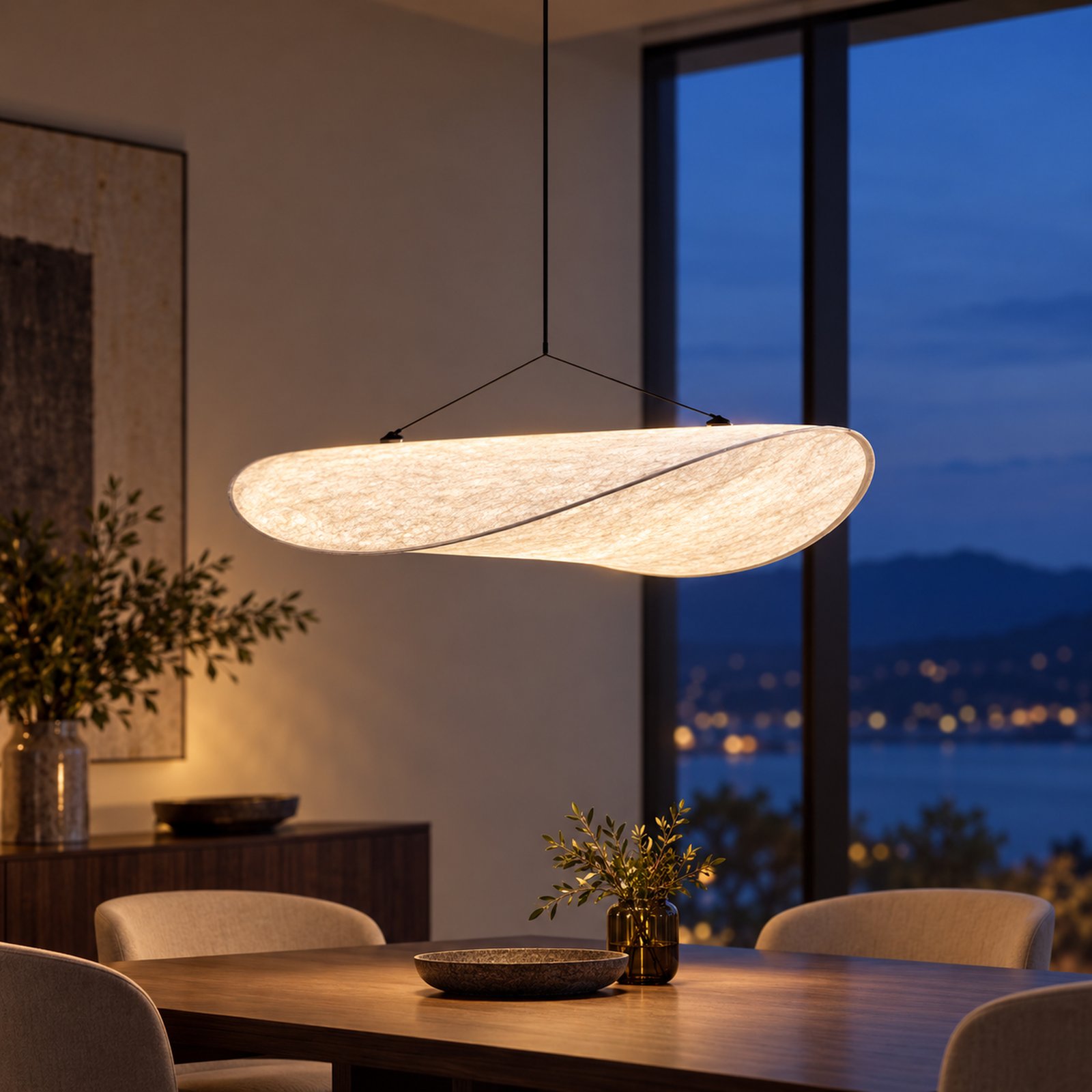 SPACE361 KAITAI Paper Shade LED Pendant Light KT-7023 - Modern Lamps - gallery image