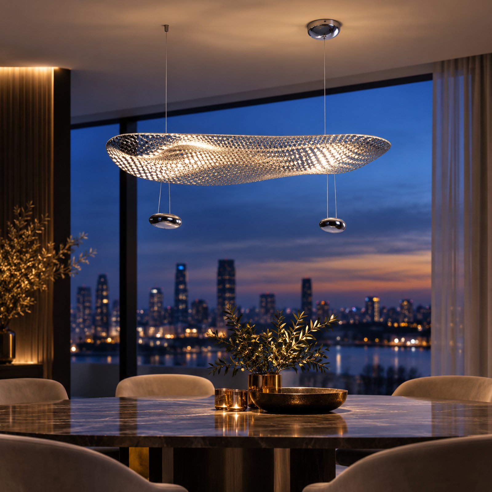 SPACE361 KAITAI Linear LED Pendant Light KT-8013 - Modern Lamps - gallery image