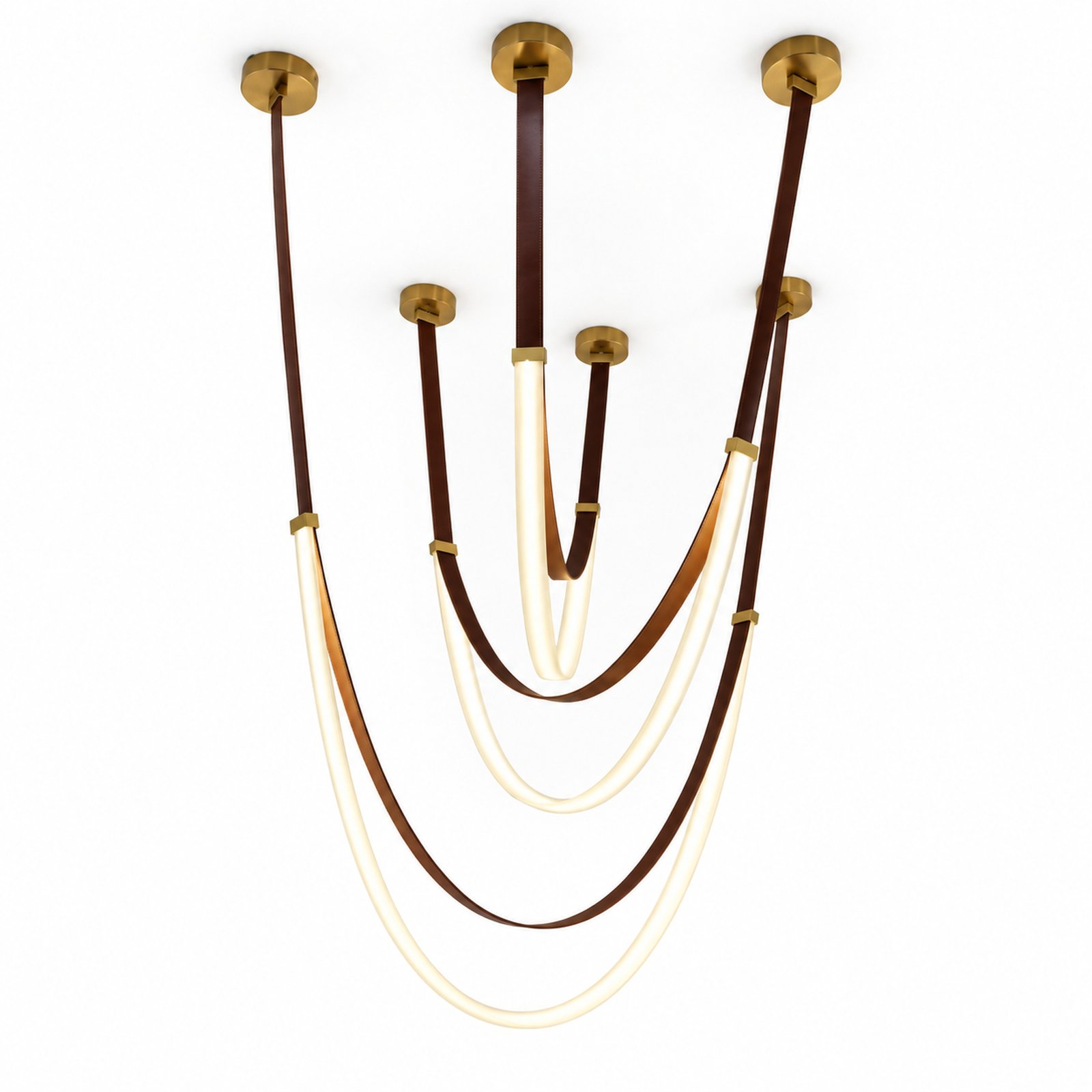 SPACE361 KAITAI Leather Accent Pendant Light KT-8015 - Modern Lamps - product listing