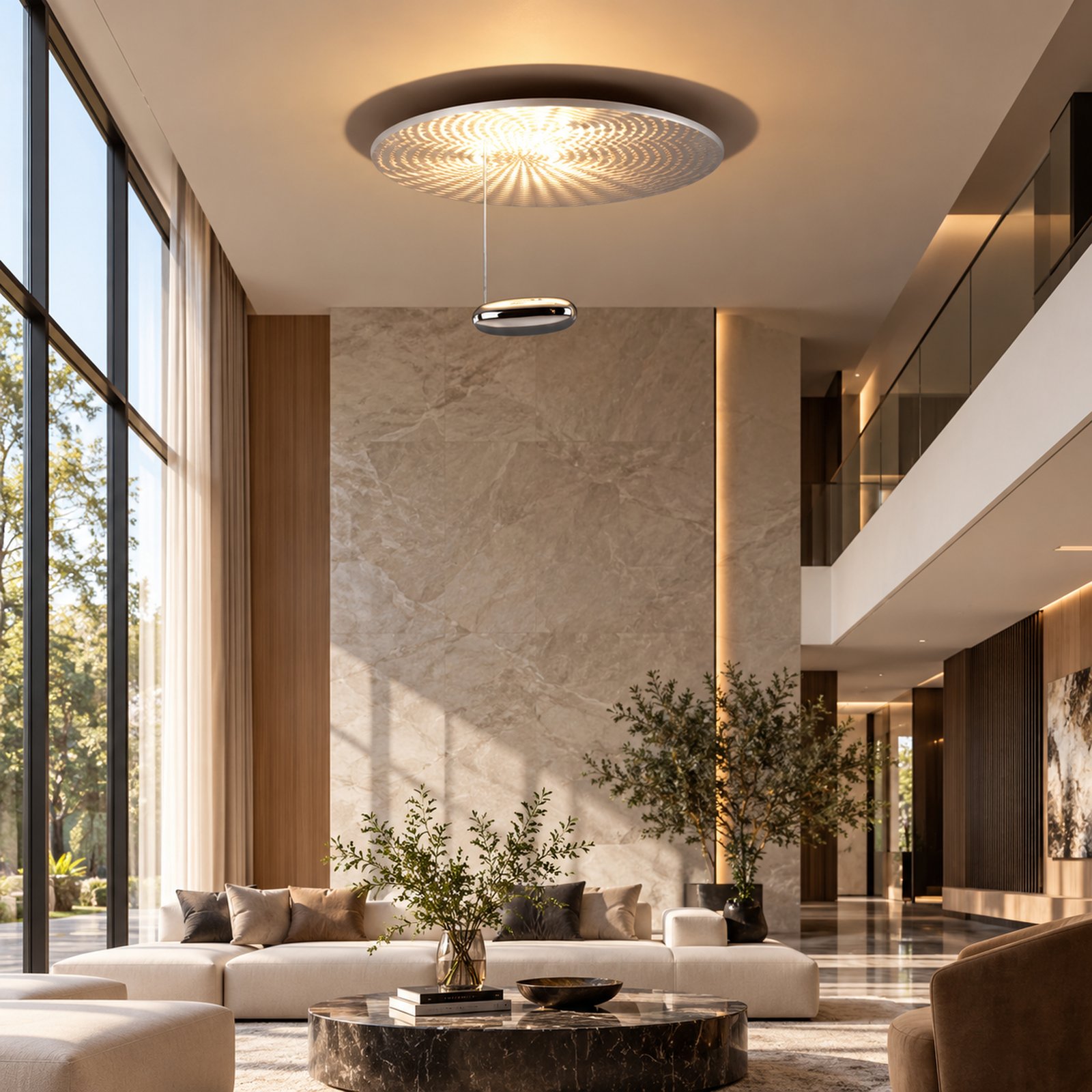 SPACE361 KAITAI Acrylic Ceiling Light KT-8017 - Modern Lamps - gallery image