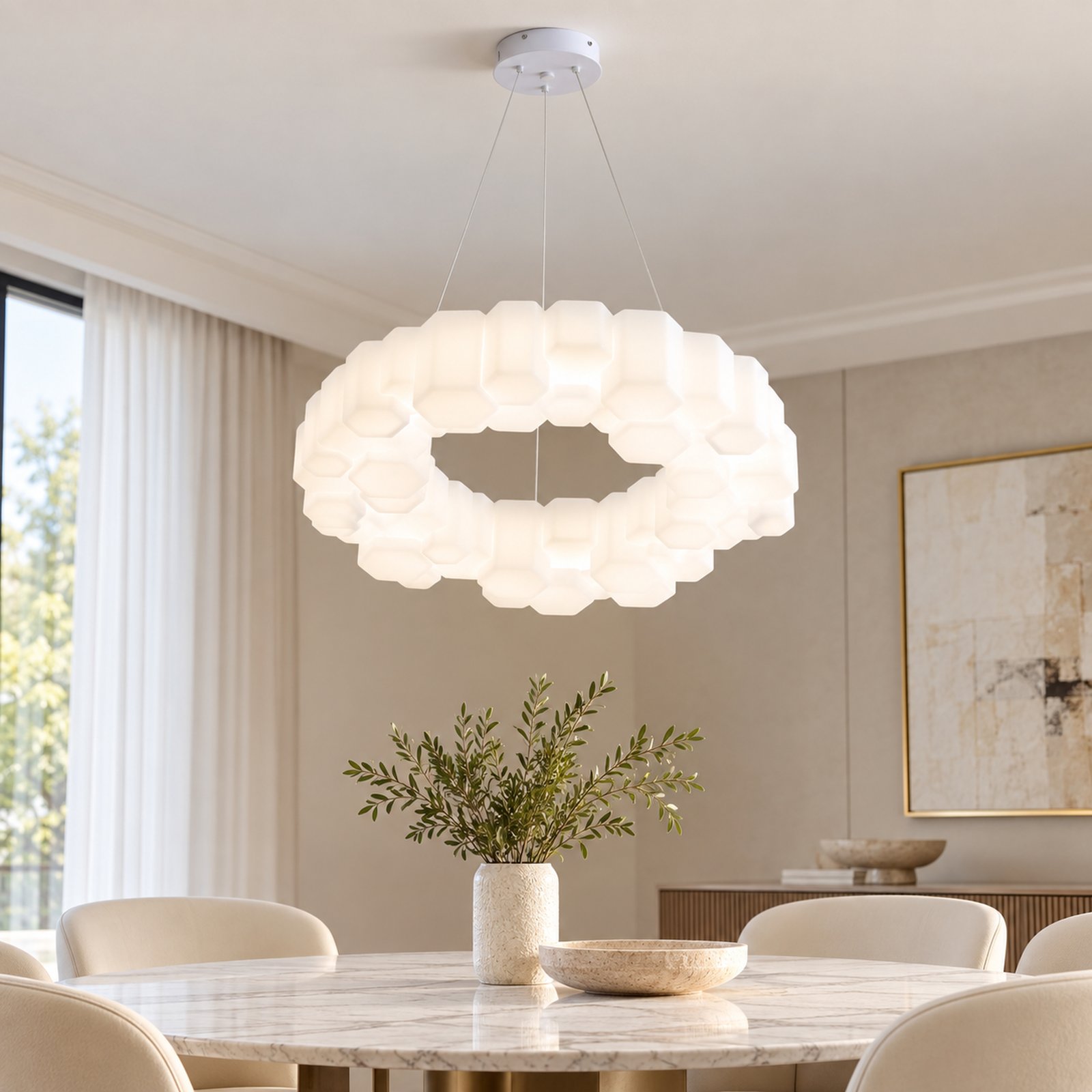 SPACE361 KAITAI Double LED Pendant Light KT-8815D - Modern Lamps - gallery image