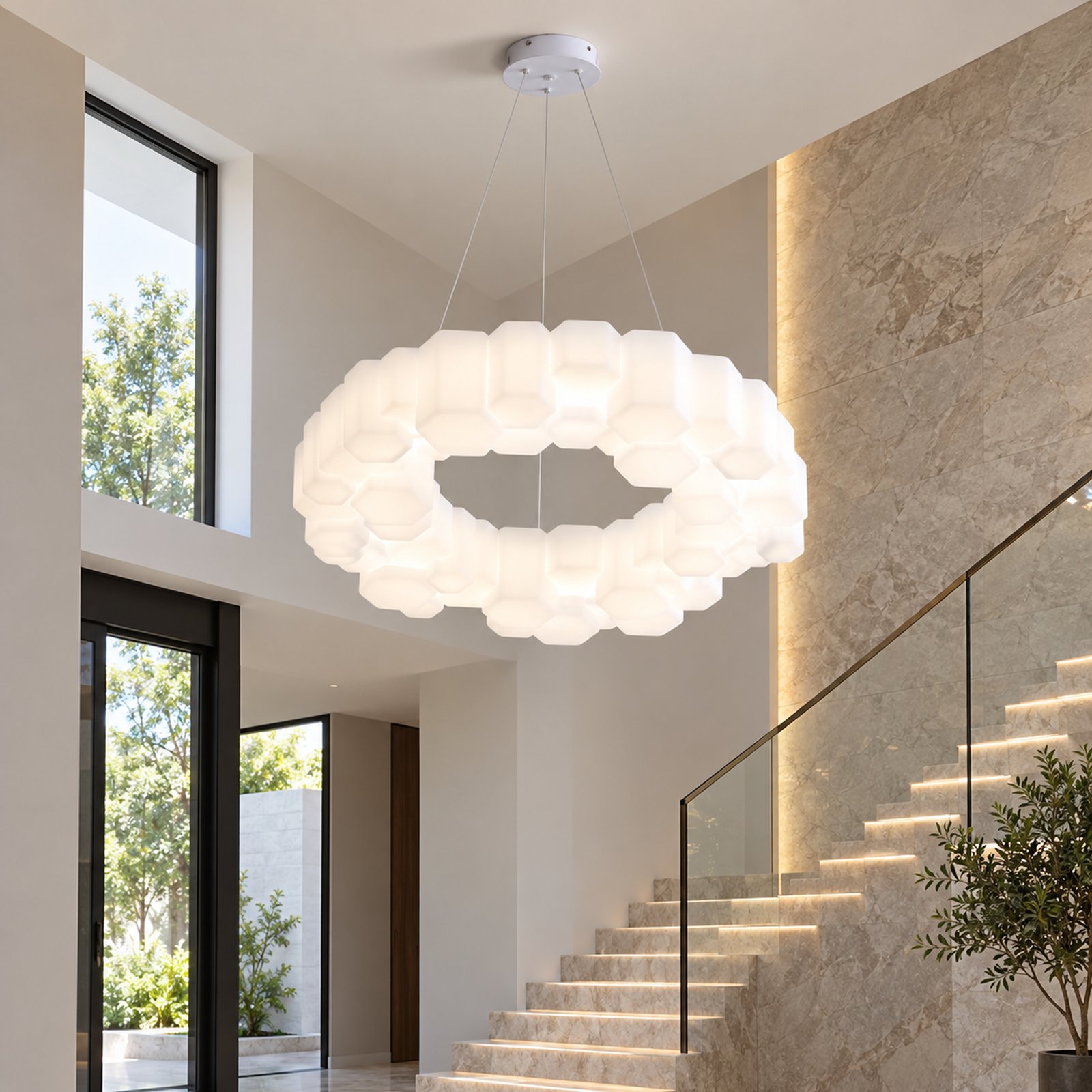 SPACE361 KAITAI Double LED Pendant Light KT-8815D - Modern Lamps - gallery image