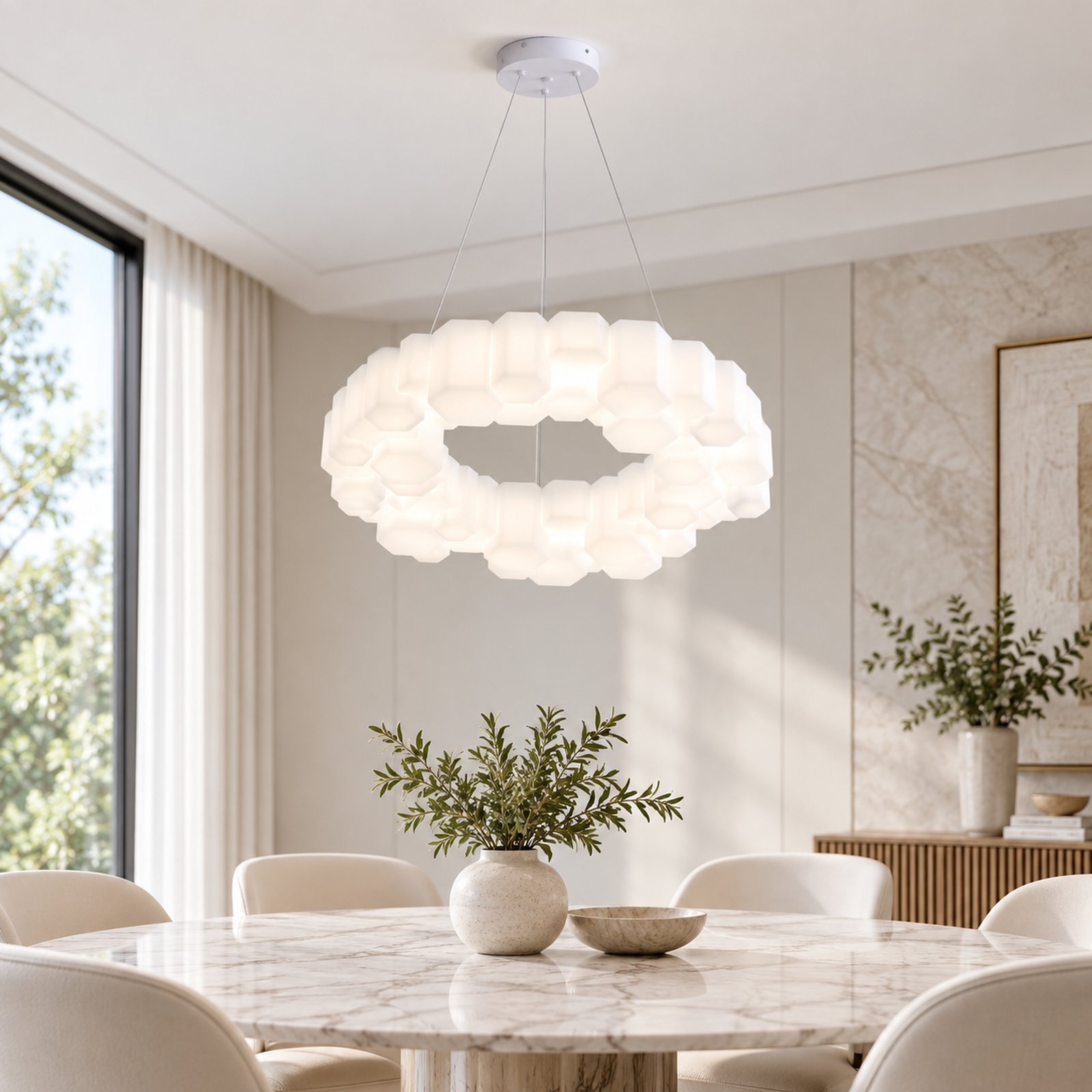 SPACE361 KAITAI Compact Double LED Pendant Light KT-8815DS - Modern Lamps - gallery image