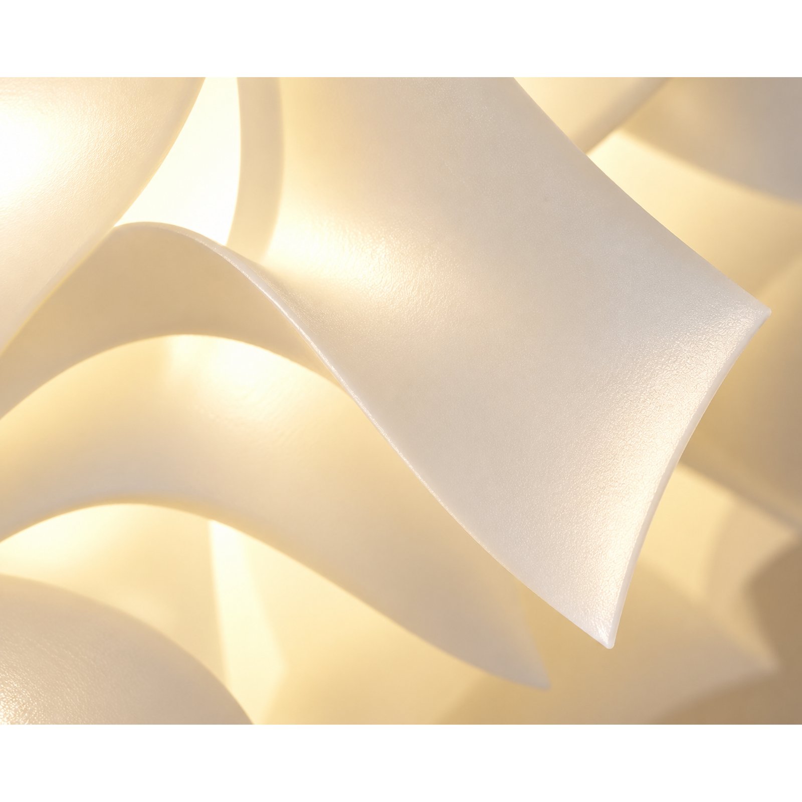 SPACE361 KAITAI Compact White PVC Ceiling Light KT-9088-1S - Modern Lamps - gallery image
