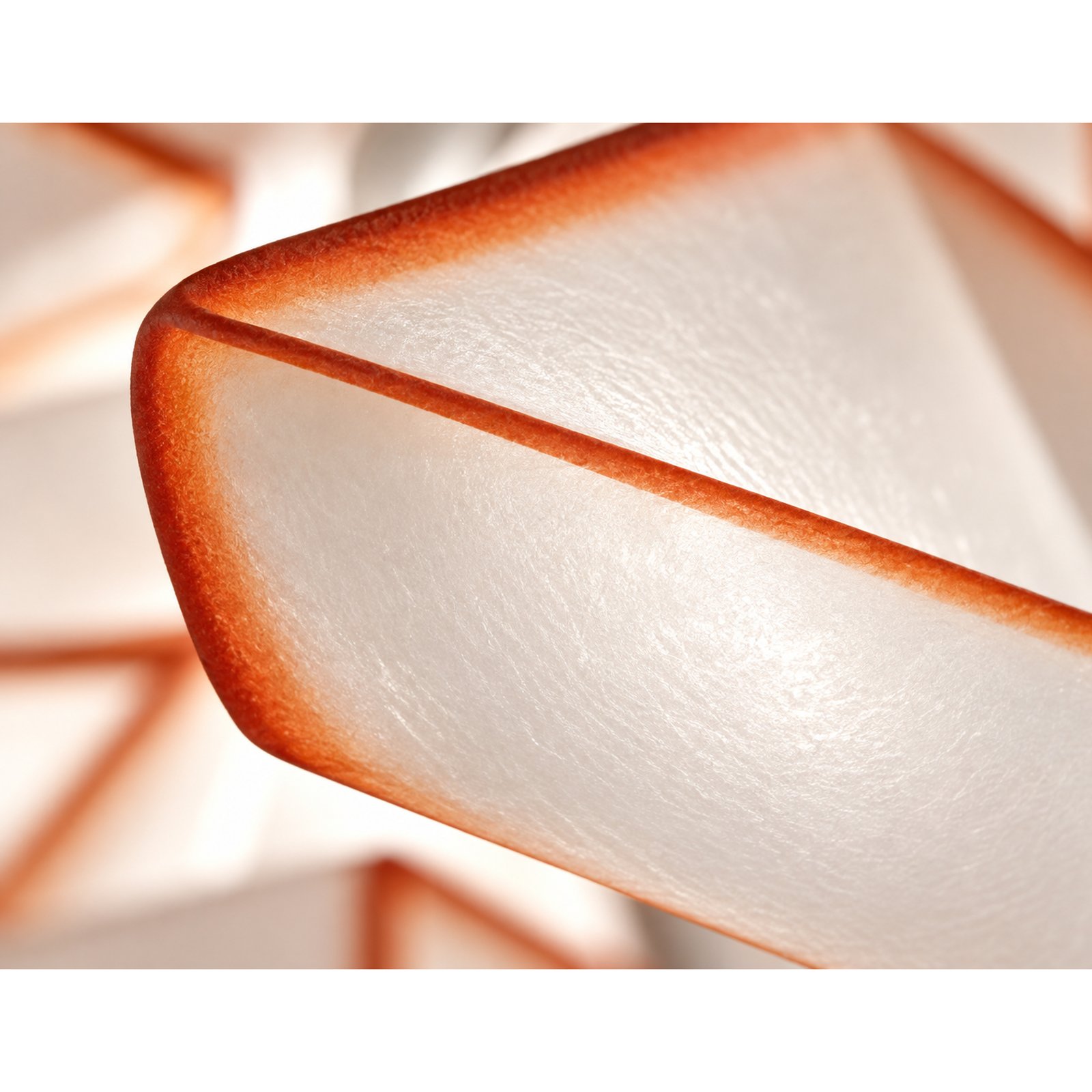 SPACE361 KAITAI Orange Pattern PVC Ceiling Light KT-9088-2L-orange - Modern Lamps - gallery image