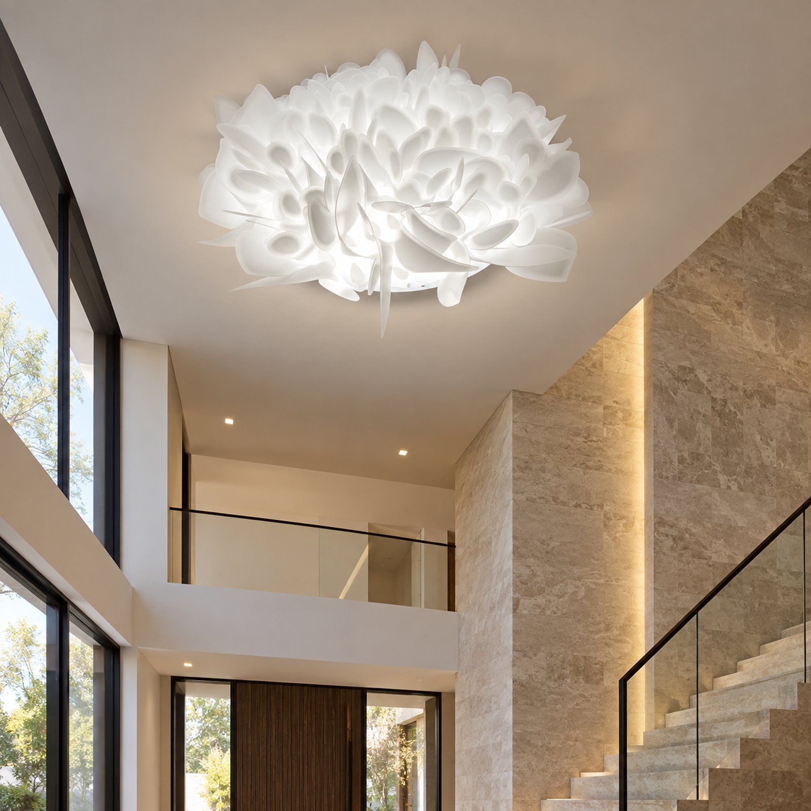 SPACE361 KAITAI White PVC Ceiling Light KT-9388-1L - Modern Lamps - gallery image