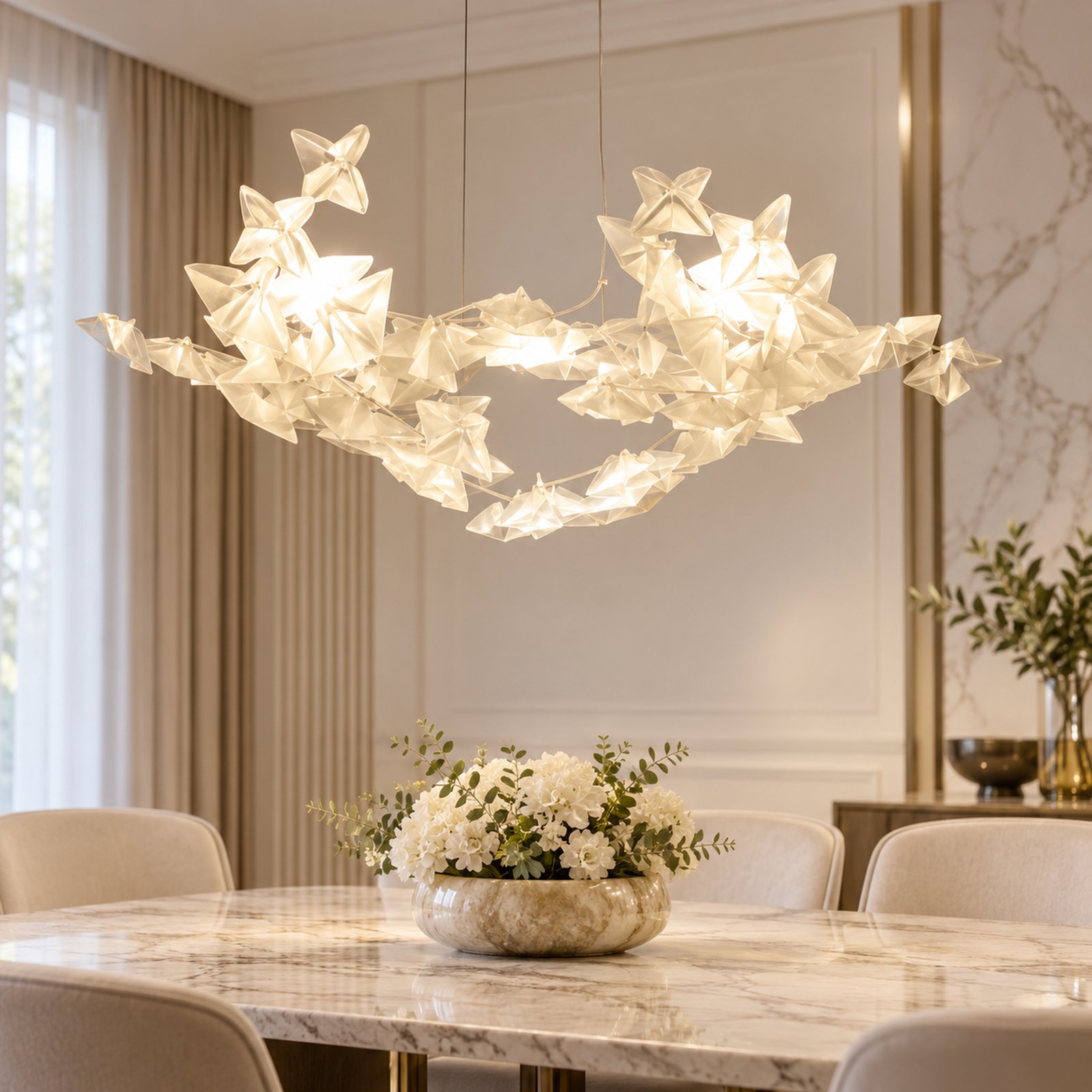 SPACE361 KAITAI Compact Linear PVC Pendant Light KT-98802 - Modern Lamps - gallery image