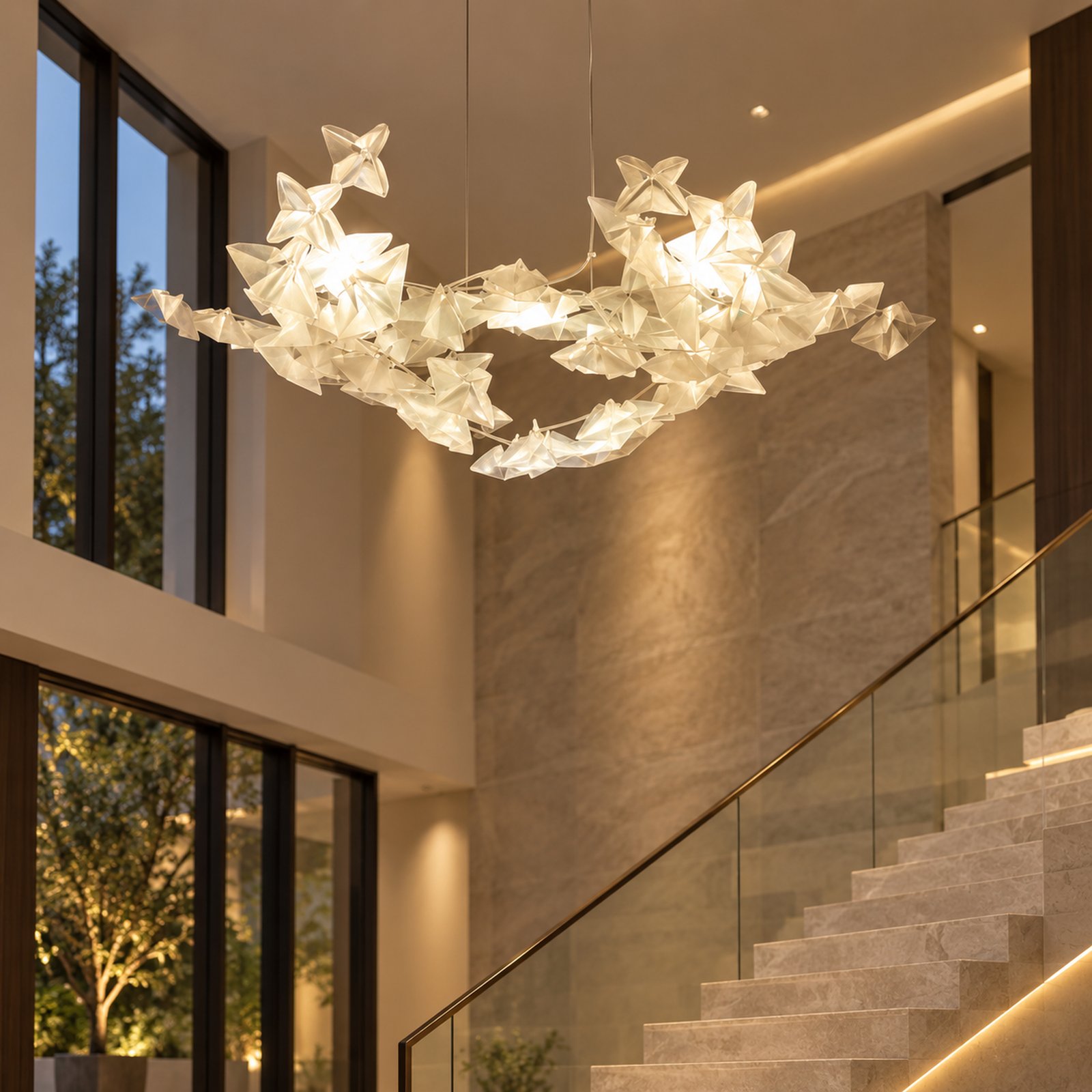 SPACE361 KAITAI Compact Linear PVC Pendant Light KT-98802 - Modern Lamps - gallery image