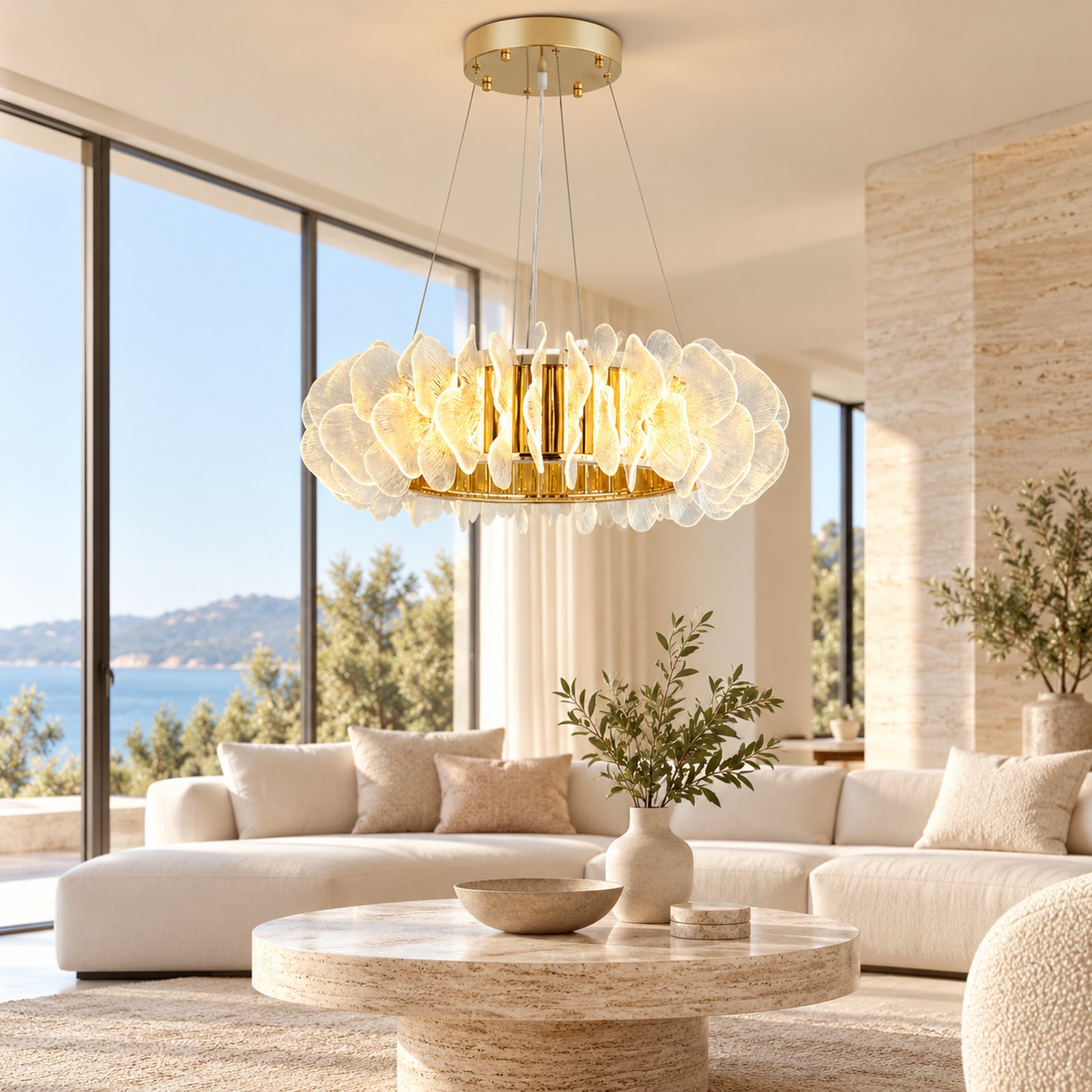 SPACE361 KAITAI Round Three-Color Pendant Light KT-B2501 - Modern Lamps - gallery image