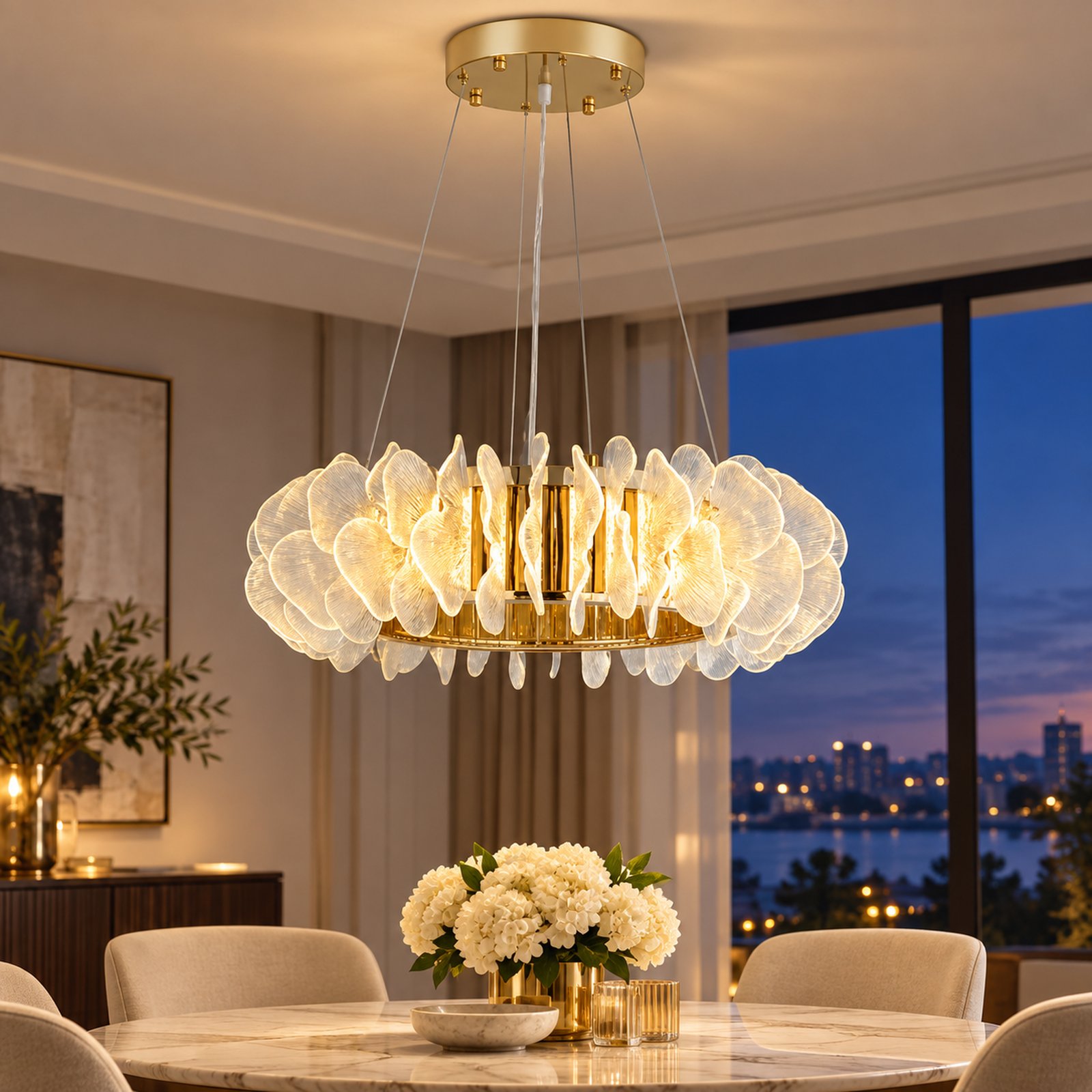 SPACE361 KAITAI Round Three-Color Pendant Light KT-B2501 - Modern Lamps - gallery image