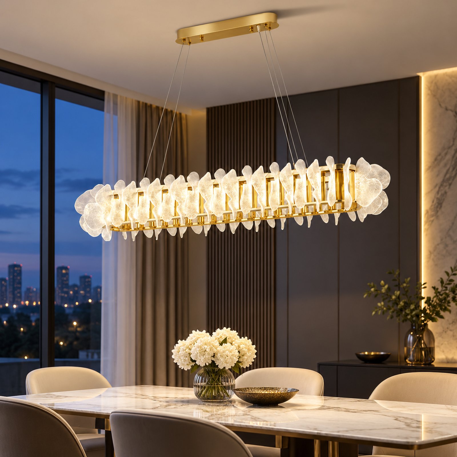 SPACE361 KAITAI Linear Three-Color Pendant Light KT-B2502 - Modern Lamps - gallery image