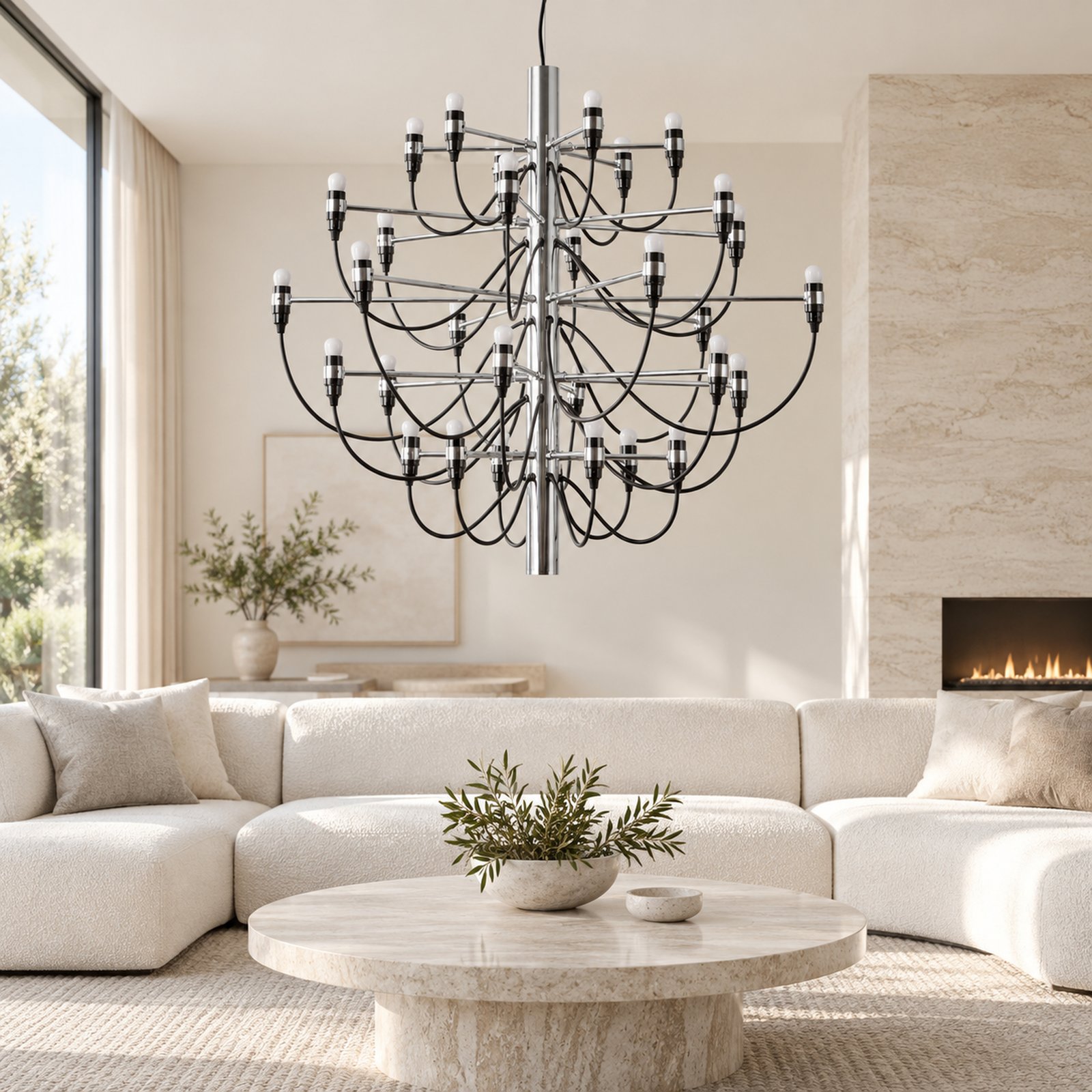 SPACE361 KAITAI Large Pearl Cluster Pendant Light KT2012-50 - Modern Lamps - gallery image