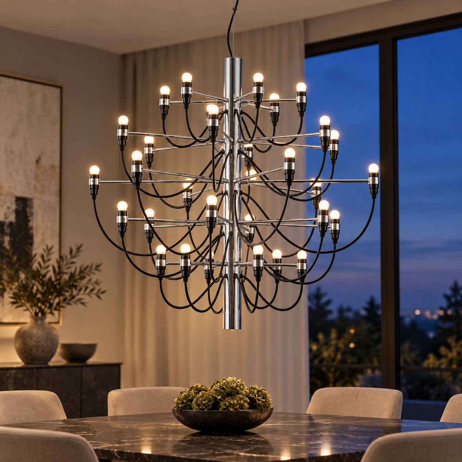 SPACE361 KAITAI Large Pearl Cluster Pendant Light KT2012-50 - Modern Lamps - gallery image
