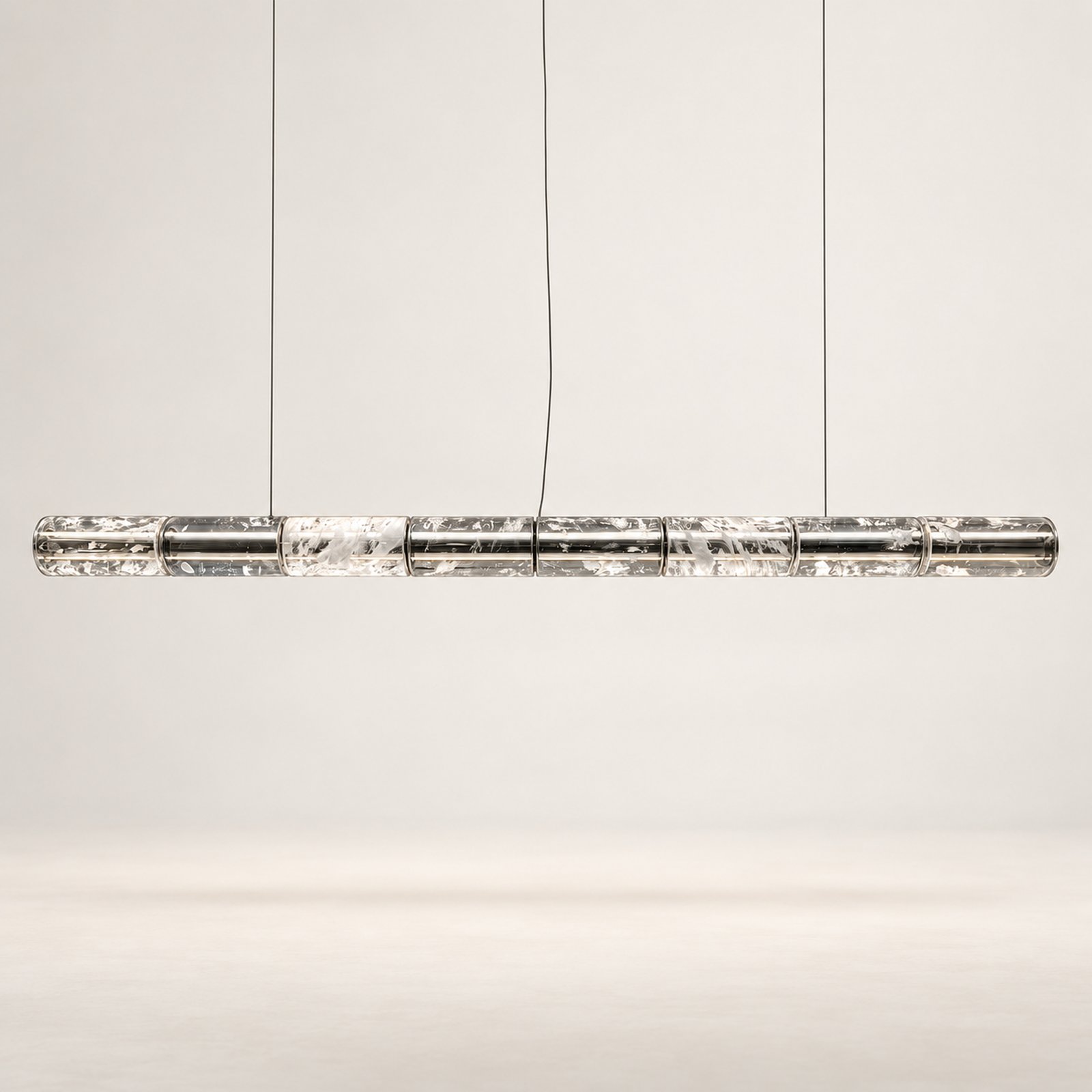 SPACE361 Amara A8134 Crystal Cloud Linear Pendant Light - Modern Lamps - product listing