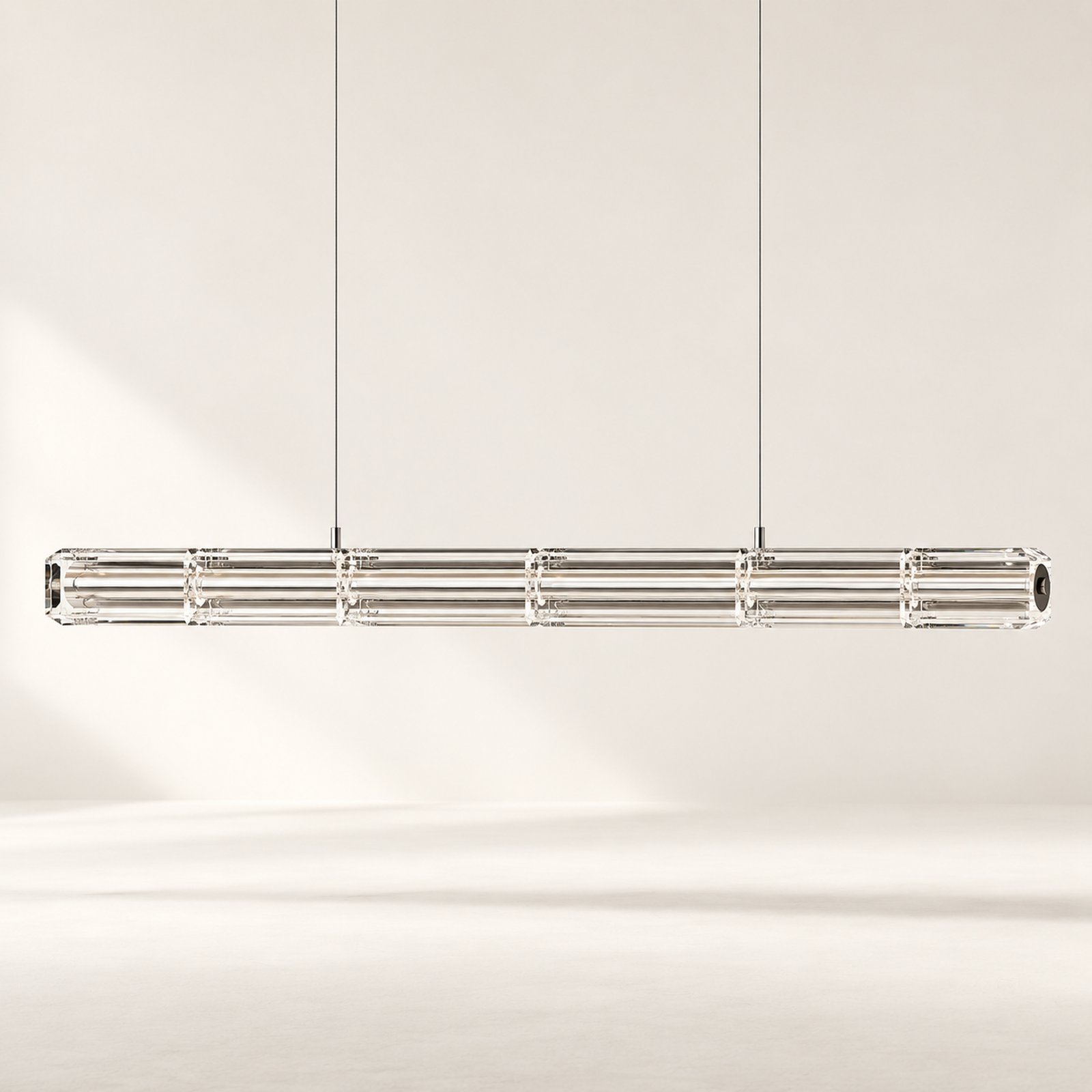 SPACE361 Amara A8135 K9 Square Crystal Linear Pendant Light - Modern Lamps - product listing