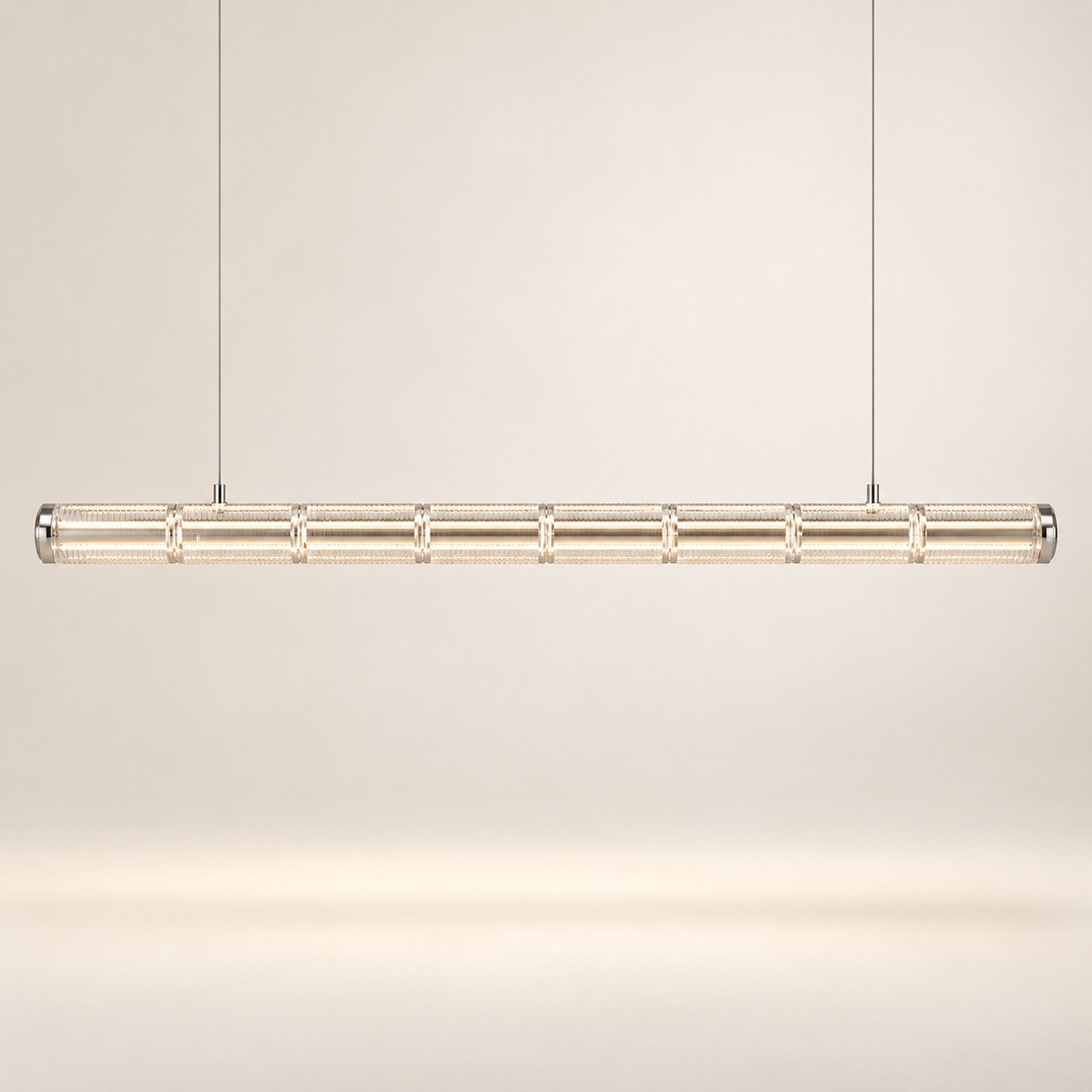 SPACE361 Amara AR Pressed Glass Linear Pendant Light - Modern Lamps - product listing